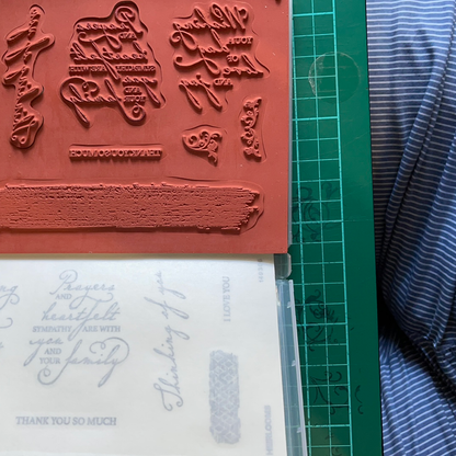 Woven Heirlooms | Retired Cling Mount Stamp Set | Stampin' Up!