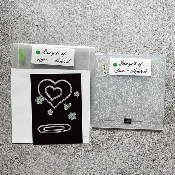 Bouquet of Love Hybrid Embossing Folder and Dies | Retired Dies Collection | Stampin' Up!