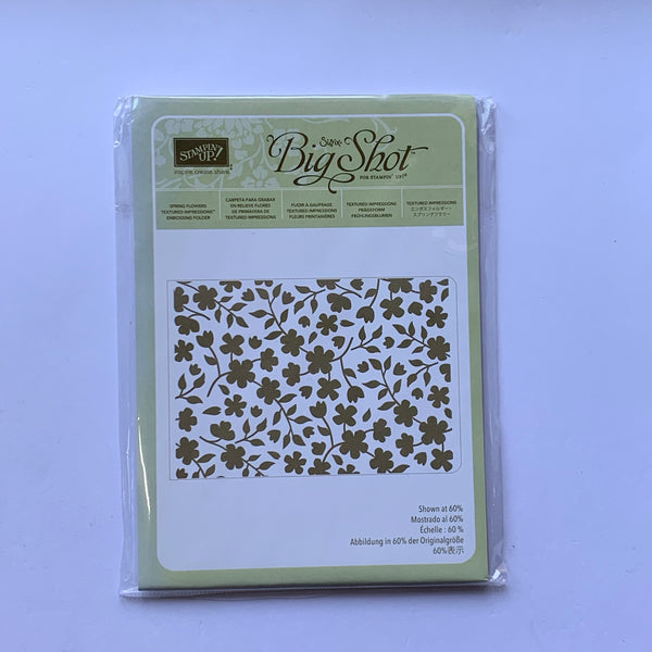 Spring Flowers | Retired Embossing Folder Stampin' Up!