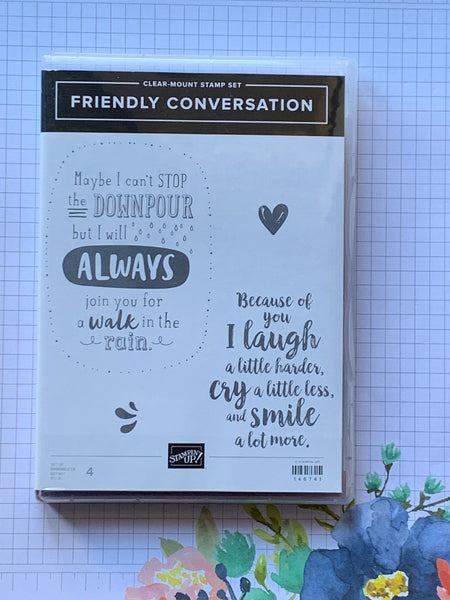 Friendly Conversation | Retired Clear Mount Stamp Set | Stampin' Up!