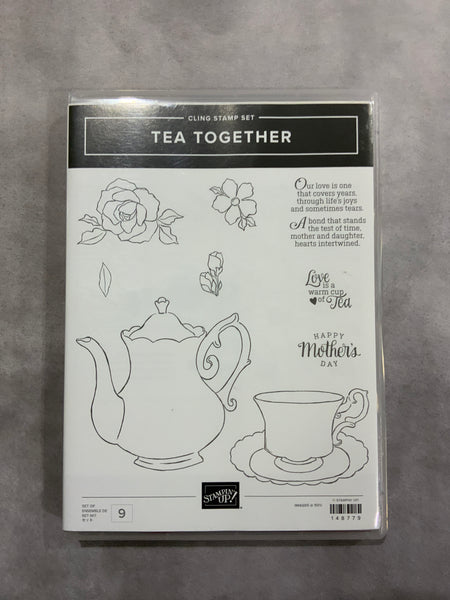 Tea Together | Retired Cling Mount Stamp Set | Stampin' Up!