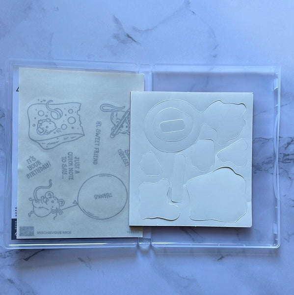 Mischievous Mice | Retired Cling Mount Stamp Set | Stampin' Up!