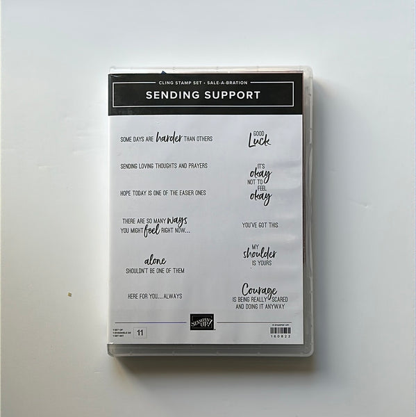 Sending Support | Retired Cling Mount Stamp Set | Stampin' Up!