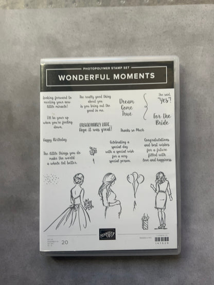 Wonderful Moments | Retired Photopolymer Stamp Set | Stampin' Up!