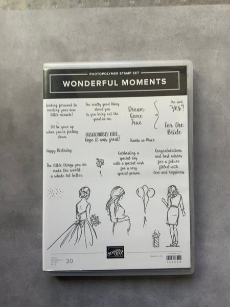 Wonderful Moments | Retired Photopolymer Stamp Set | Stampin' Up!