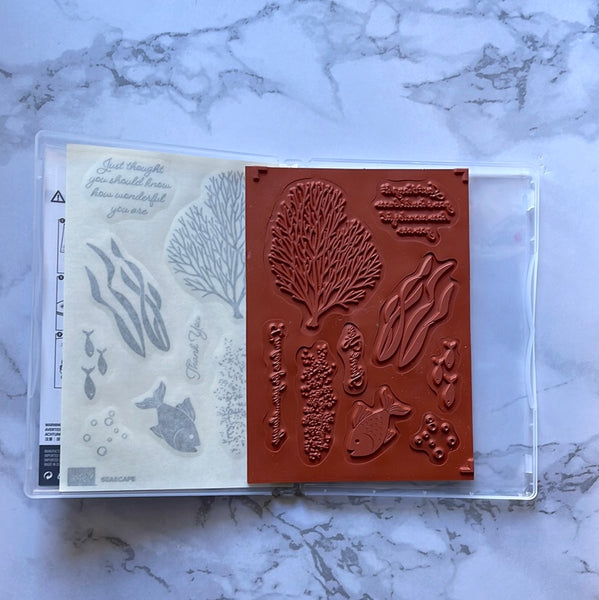Seascape | Retired Cling Mount Stamp Set | Stampin' Up!