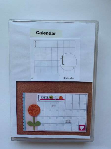 Calendar | Retired Wood Mount Stamp Set | Stampin' Up!