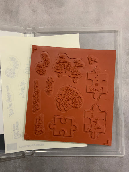 Love You To Pieces | Retired Clear Mount Stamp Set | Stampin' Up!