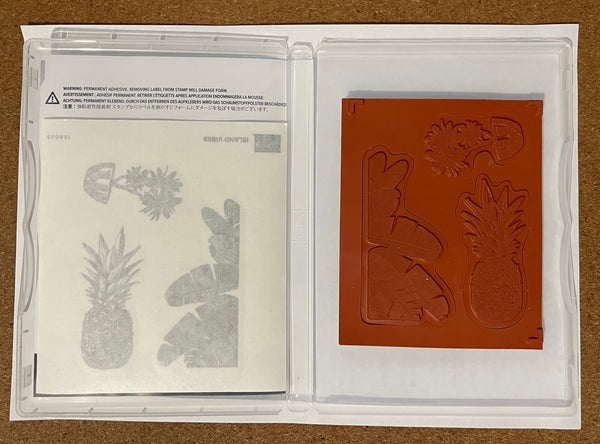 Island Vibes | Saleabration 2022 | Retired Cling Mount Stamp Set | Stampin' Up!