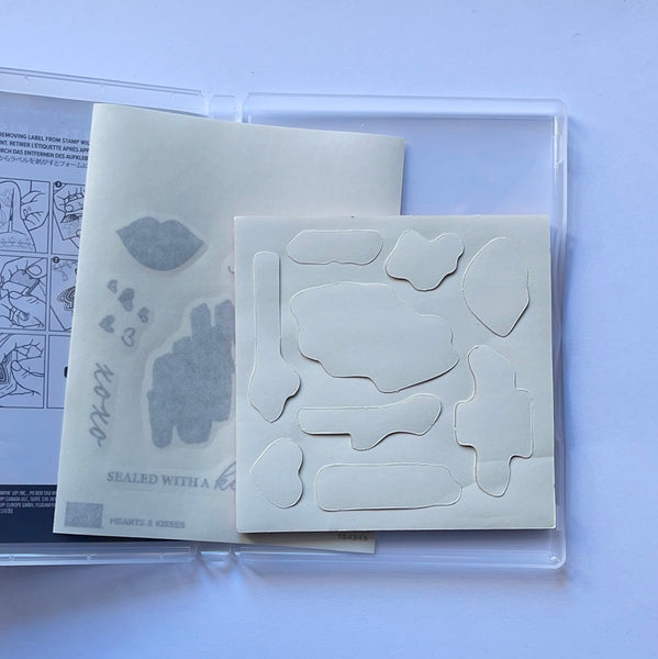 Hearts & Kisses | Retired Cling Mount Stamp Set | Stampin' Up!