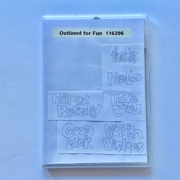 Outlined for Fun | Clear Mount Stamp Set | Stampin' Up!