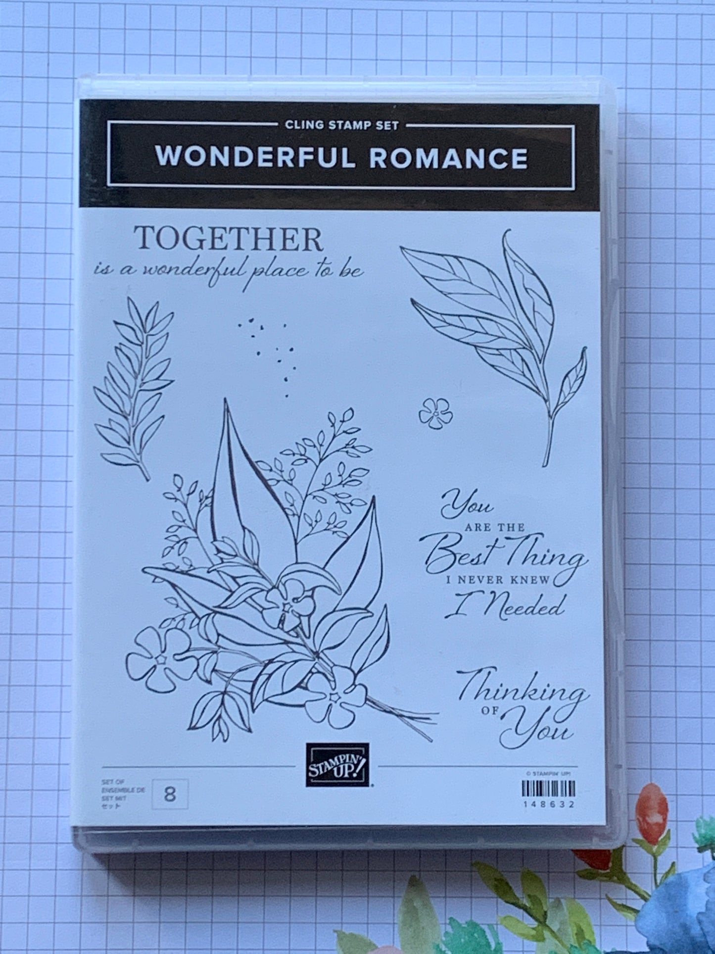 Wonderful Romance | Retired Cling Mount Stamp Set | Stampin' Up!
