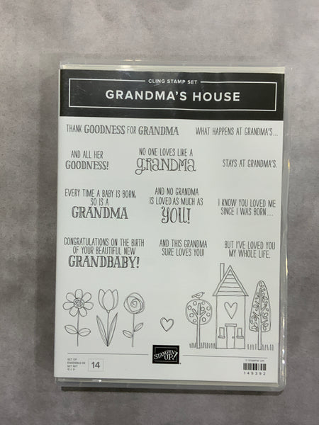 Grandma's House | Retired Cling Mount Stamp Set | Stampin' Up!
