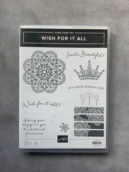 Wish For It All | Retired Cling Mount Stamp Set | Stampin' Up!