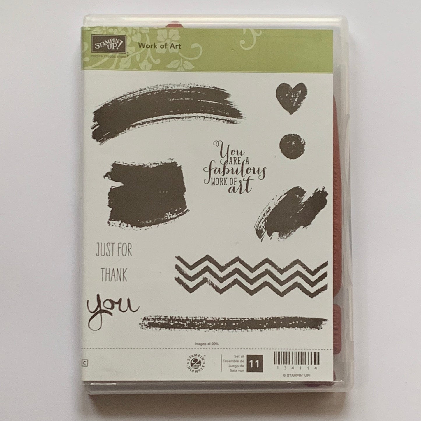 Work of Art | Retired Clear Mount StampSet | Stampin' Up!