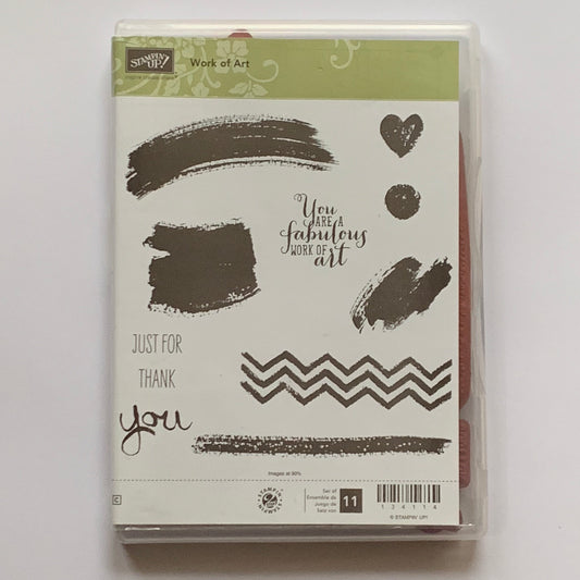 Work of Art | Retired Clear Mount StampSet | Stampin' Up!