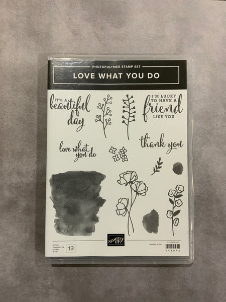 Love What You Do | Retired Photopolymer Stamp Set | Stampin' Up!