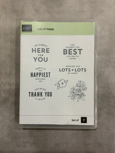 Lots of Happy | Retired Photopolymer Stamp Set | Stampin' Up!