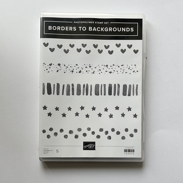 Borders to Backgrounds | Retired Photopolymer Stamp Set | Stampin' Up!