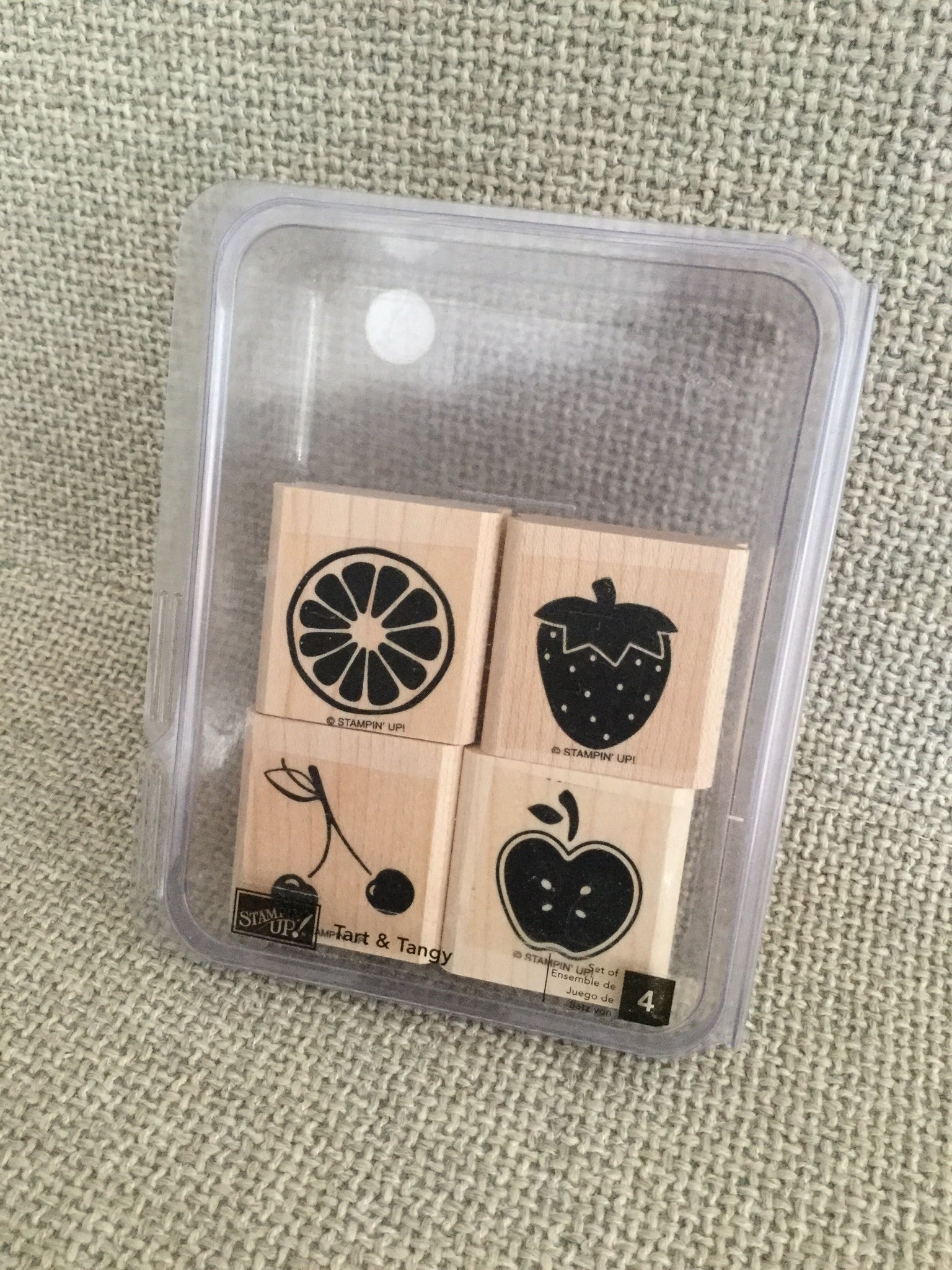 Tart and Tangy | Retired Wood Mount Stamp Set