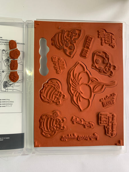 Little Ladybug | Saleabration 2020 | Retired Cling Mount Stamp Set | Stampin' Up!