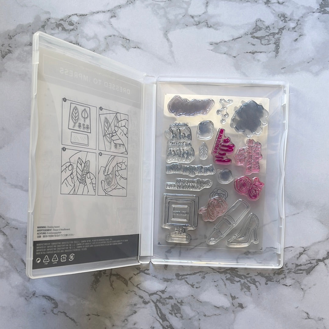 Dressed to Impress | Retired Photopolymer Stamp Set | Stampin' Up!