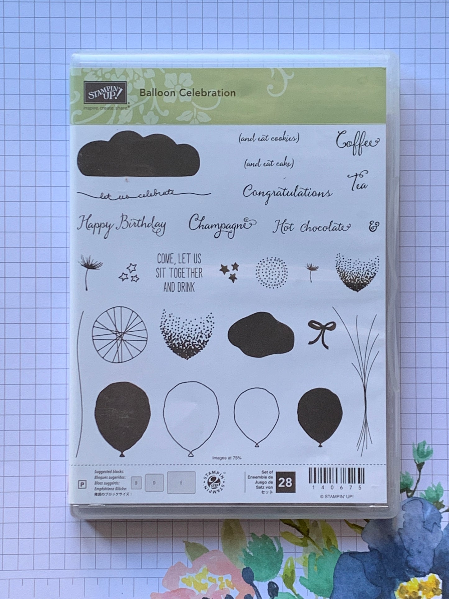 Balloon Celebration | Retired Photopolymer Stamp Set | Stampin' Up!