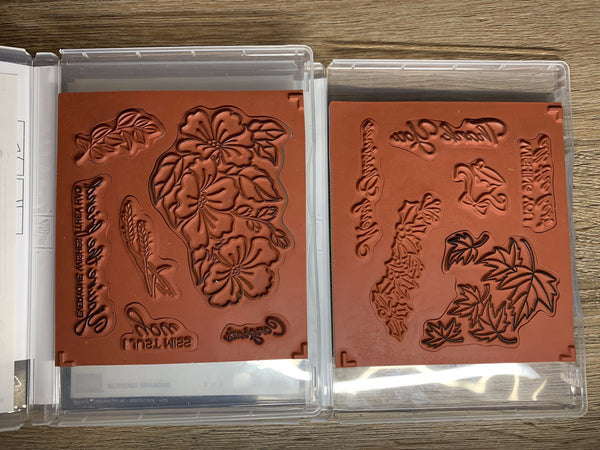 Blended Seasons | Clear Mount Stamp Set (Set of 2) | Retired Stampin' Up!