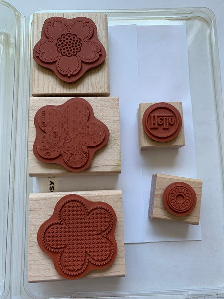 Posy Punch | Retired Wood Mount Stamp Set | Stampin' Up!