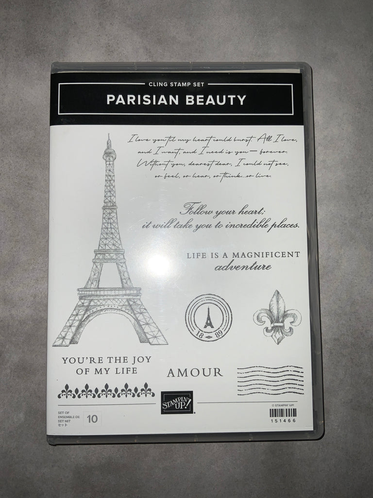 Parisian Beauty | Retired Cling Mount Stamp Set | Stampin' Up