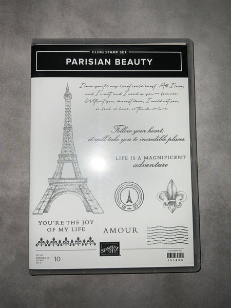 Parisian Beauty | Retired Cling Mount Stamp Set | Stampin' Up!