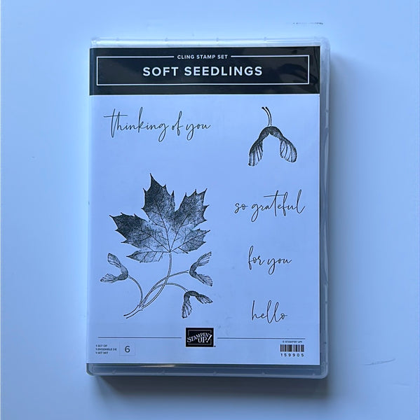 Soft Seedlings | Retired Cling Mount Stamp Set | Stampin' Up!