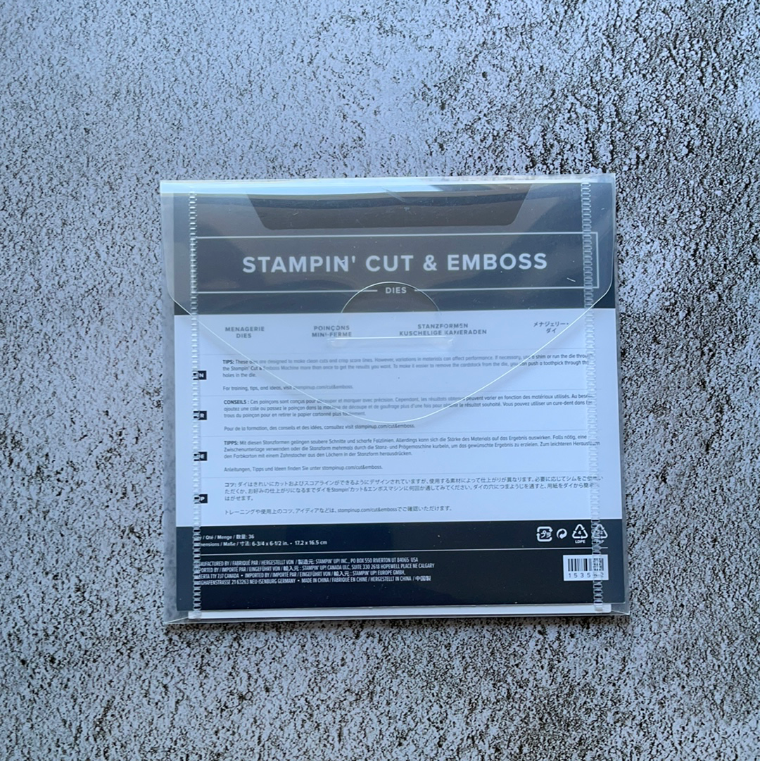 Menagerie Dies | Retired Dies Collection | Stampin' Up!