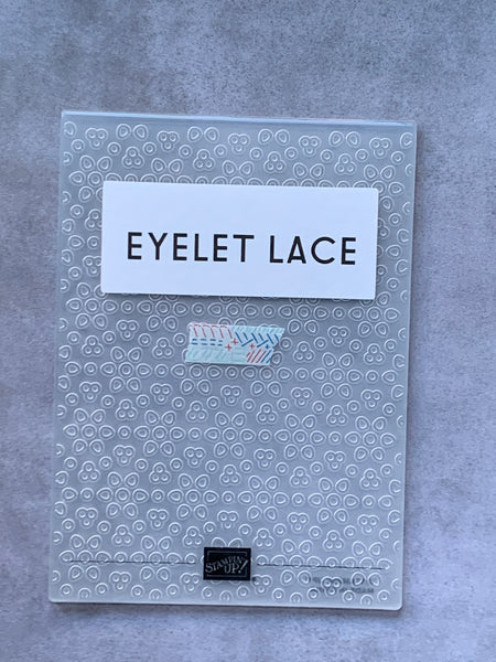 Eyelet Lace Embossing Folder | Retired Embossing Folder | Stampin' Up!