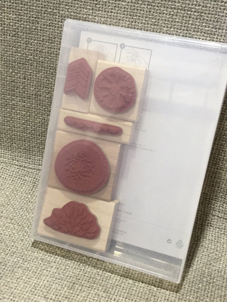 Petal Parade | Retired Wood Mount Stamp Set