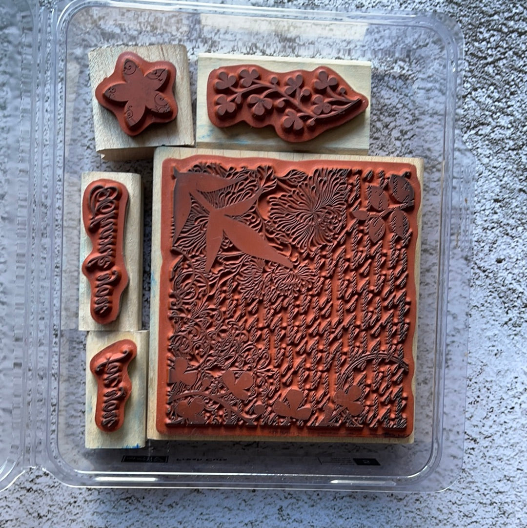 Fresh Cuts | Retired Wood Mount Stamp Set | Stampin' Up!