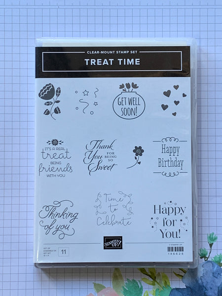 Treat Time | Retired Clear Mount Stamp Set | Stampin' Up!