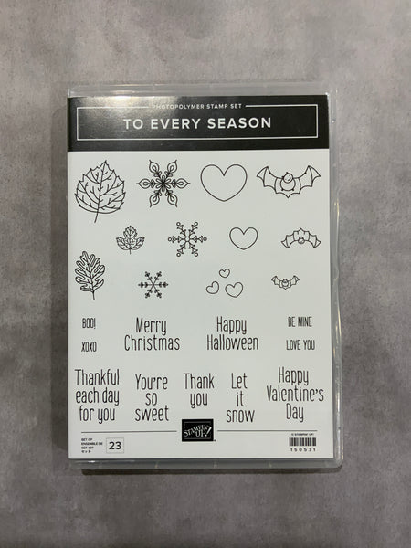 To Every Season | Retired Photopolymer Stamp Set | Stampin' Up!