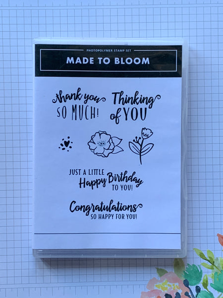 Made To Bloom | Retired Photopolymer Stamp Set | Stampin' Up!