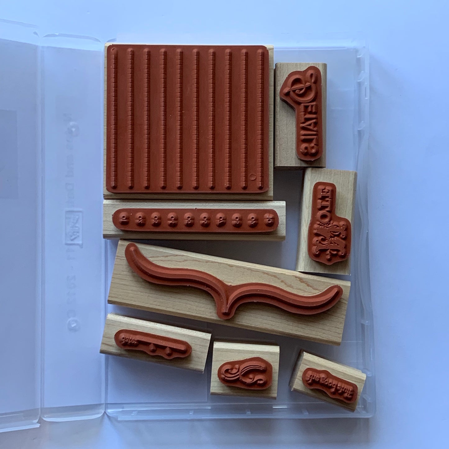 Notes and Details | Retired Wood Mount Stamp Set | Stampin' Up!