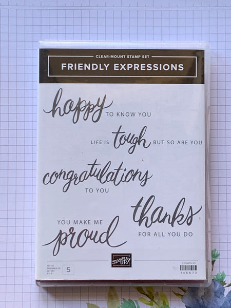 Friendly Expressions | Retired Clear Mount Stamp Set | Stampin' Up!