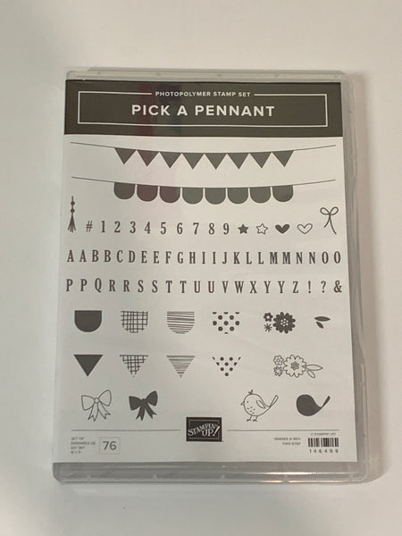 Pick a Pennant | Retired Photopolymer Stamp Set | Stampin' Up!