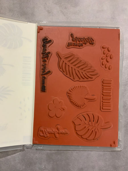 Tropical Chic | Retired Clear Mount Stamp Set | Stampin' Up!