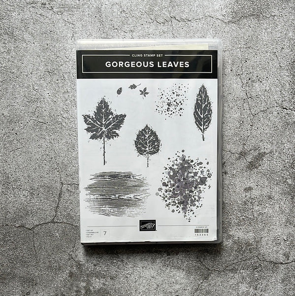 Gorgeous Leaves | Retired Cling Mount Stamp Set | Stampin' Up!