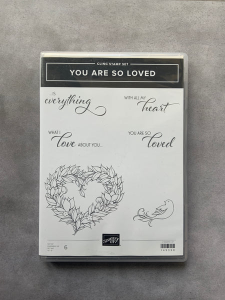 You Are So Loved | Retired Cling Mount Stamp Set | Stampin' Up!