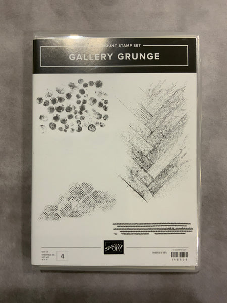 Gallery Grunge | Retired Clear Mount Stamp Set | Stampin' Up!