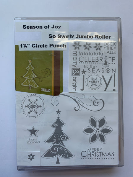 Season of Joy | Retired Wood Mount Stamp Set | Stampin' Up!