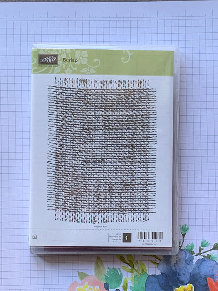 Burlap | Retired Clear Mount Stamp Set | Stampin' Up!