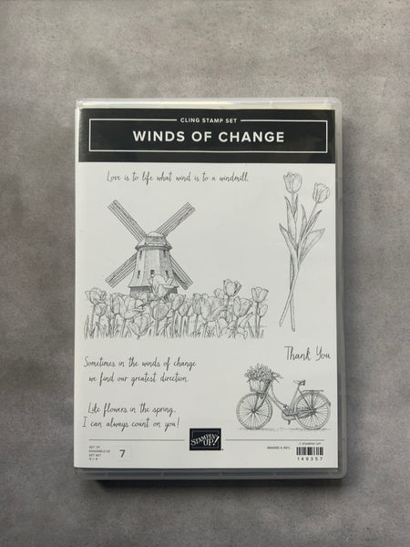 Winds of Change | Retired Cling Mount Stamp Set | Stampin' Up!
