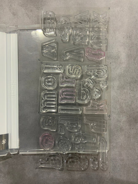 Lined Alphabet | Retired Photopolymer Stamp Set | Stampin' Up!